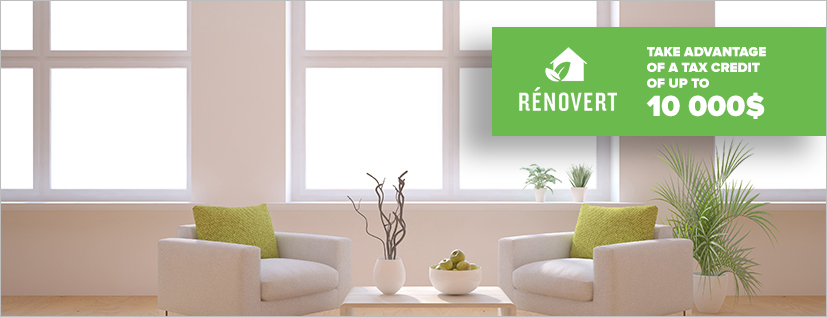 Extension of the RénoVert Tax Credit